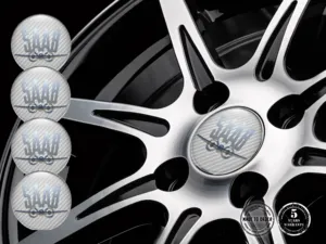 Saab Adesivi su Cerchi Stile Cupola Epossidica